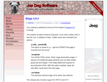 Tablet Screenshot of joedog.org